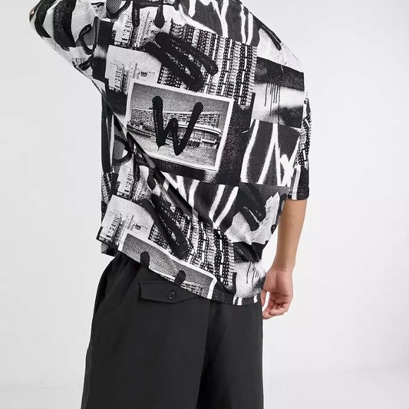 ASOS DESIGN oversized t-shirt with all over photographic and graffiti print - Picture 2 of 4